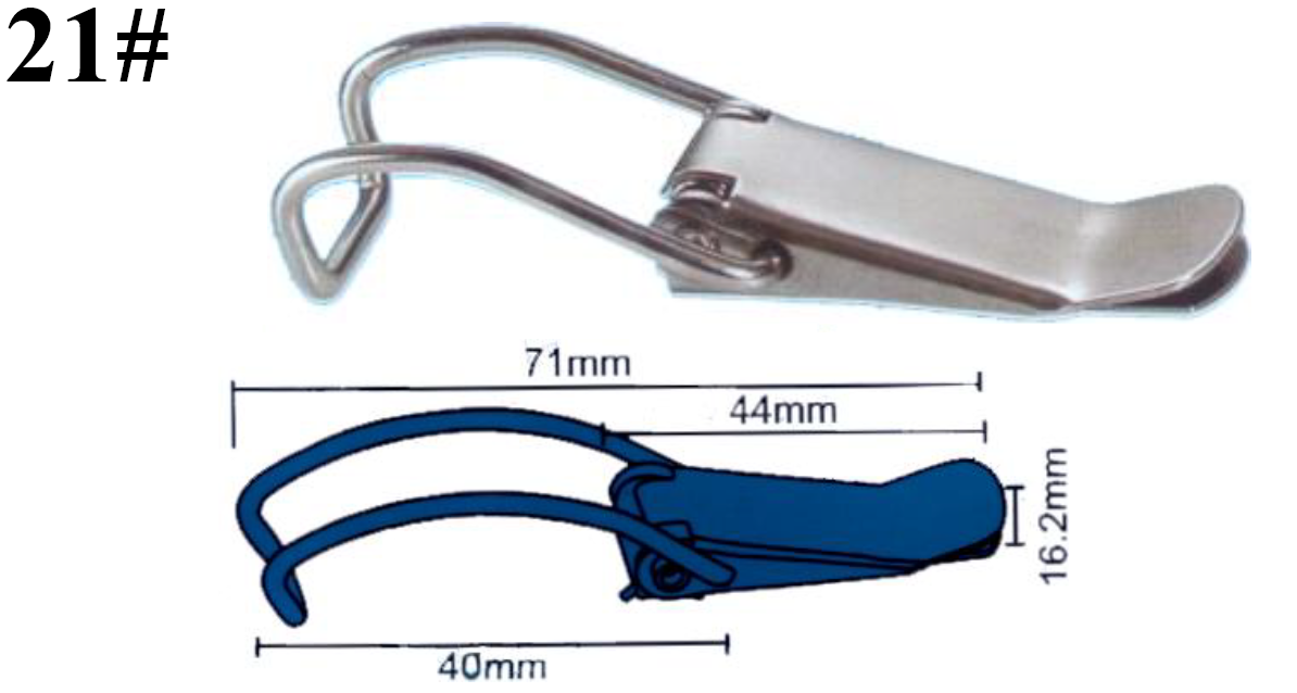 中國-白鋼#21箱扣(16.2x71mm)-TKBX021(WIP)