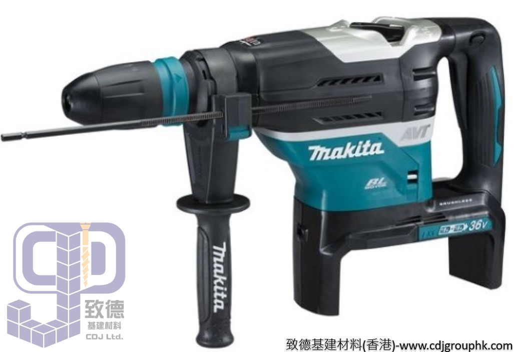 日本"MAKITA"牧田-電動工具-充電式電錘40毫米(2模式)(無碳刷馬達)(鋰18Vx2)(淨機)-DHR400ZKN