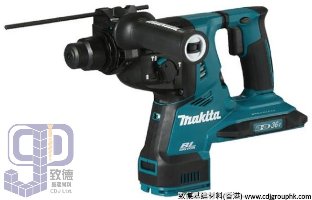 日本"MAKITA"牧田-電動工具-充電式電錘28毫米(3模式)(無碳刷馬達)(鋰18V x2)(淨機)-DHR280Z