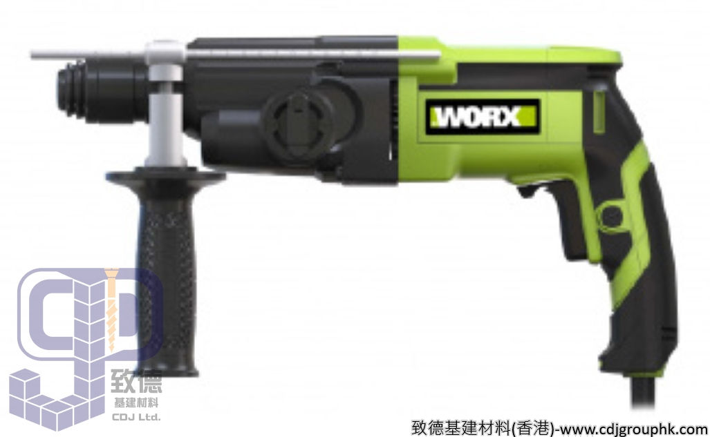 德國"WORX"威克士-800W三用26mm電錘-WU340S