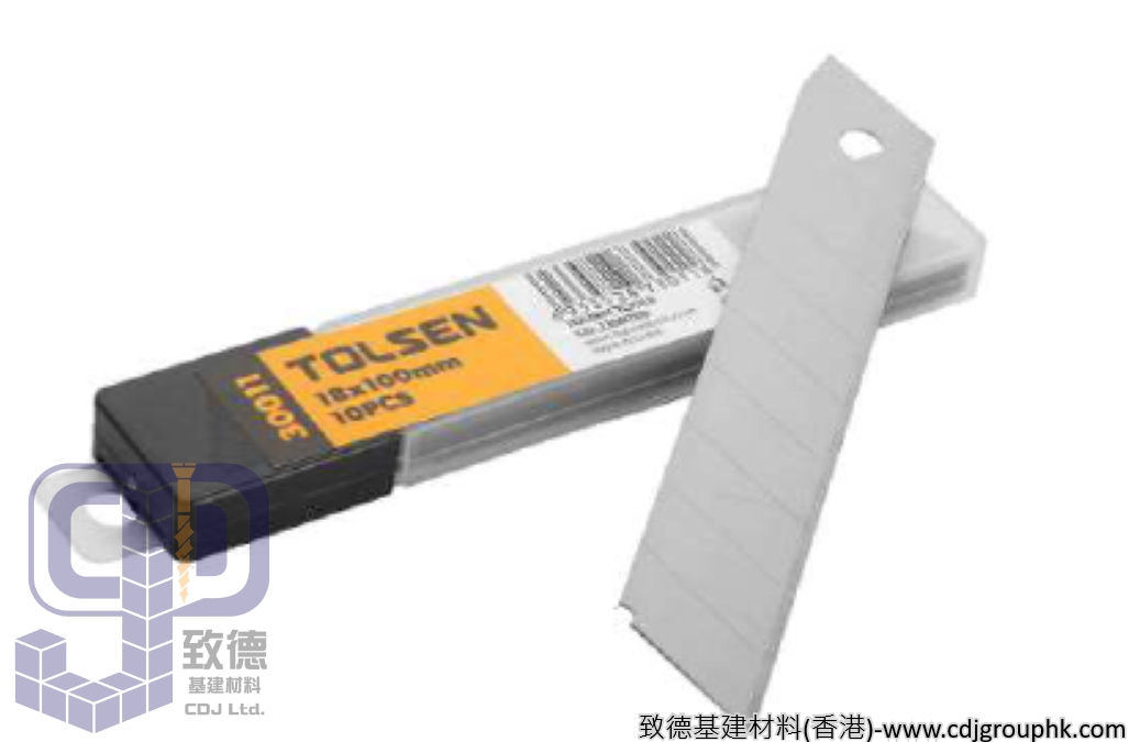 美國"TOLSEN"東森牌-10片裝 大介刀片-30011(SF)