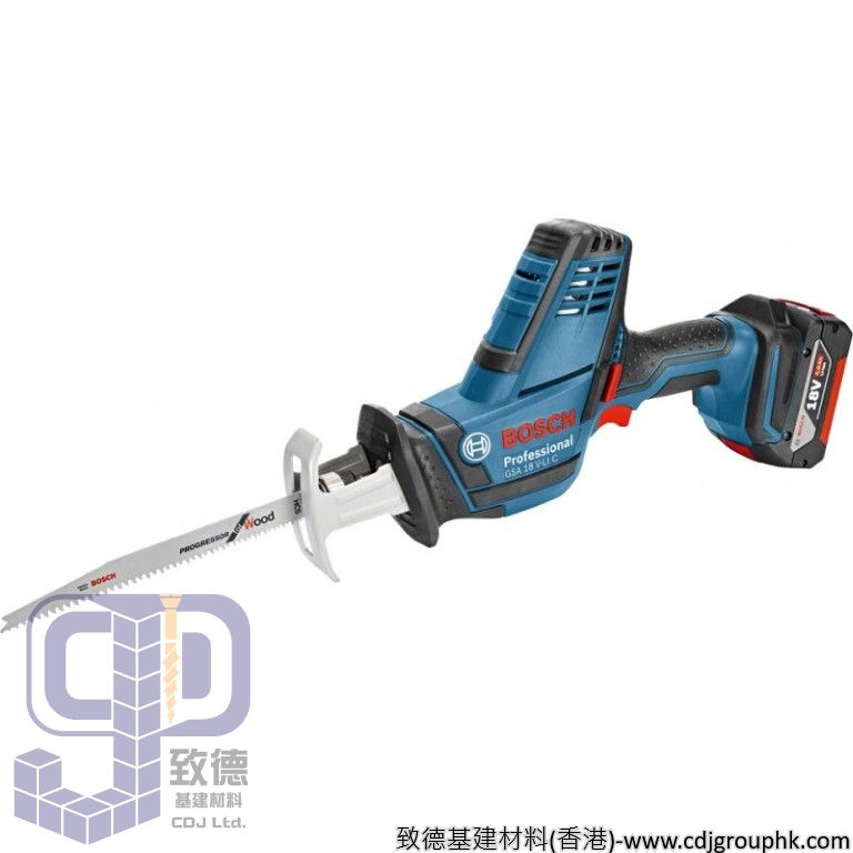 德國"BOSCH"博世-電動工具-充電式馬刀鋸/往復鋸Professional-GSA 18 V-LI C(淨機)