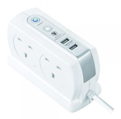 英國“MASTERPLUG”-3米防雷拖板-SRGDSU43PW(VK)