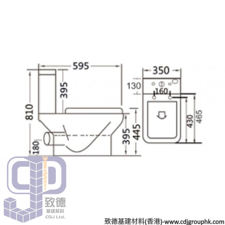 縮圖：美國"Richford"-Rimless/納米高咀座廁-R506