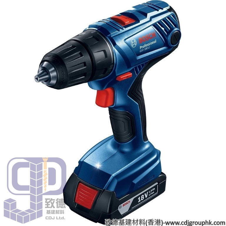 德國"BOSCH"博世-電動工具-18V鋰電充電式螺絲批(2x1.5Ah)Professional-GSR 180-Li