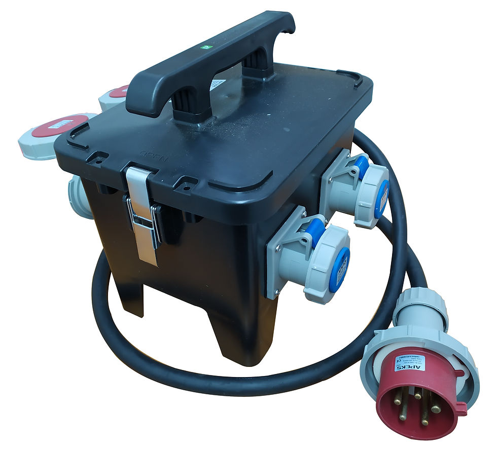 中國"APEKS"-380V+220V防水蘇63A配電膠箱32A-5Px2位+16A-3Px2位連RCD+MCB(IP67)-AP1208(960601)