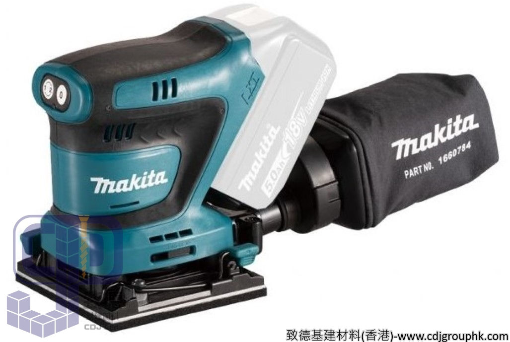 日本"MAKITA"牧田-電動工具-充電式砂紙機 (鋰18V) (淨機)-DBO480Z