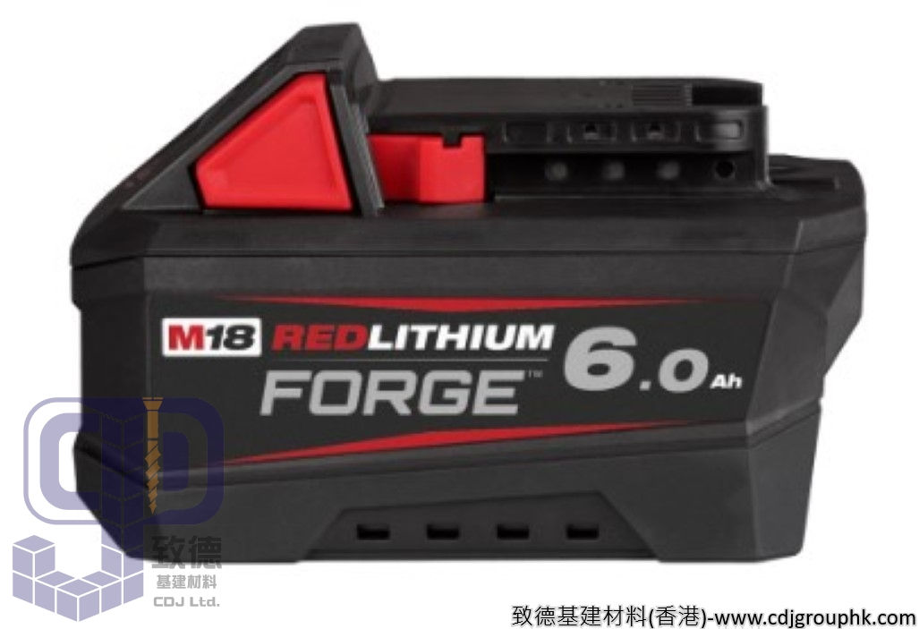 美國"Milwaukee" 米沃奇-M18™ FORGE™ 6.0Ah 鋰電池-M18 FB6