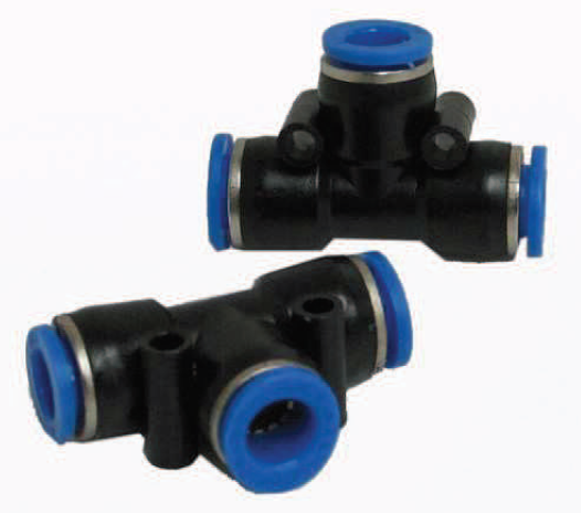 中國-藍色快速風喉接咀-三叉插咀(T型叉)-05605(AE)