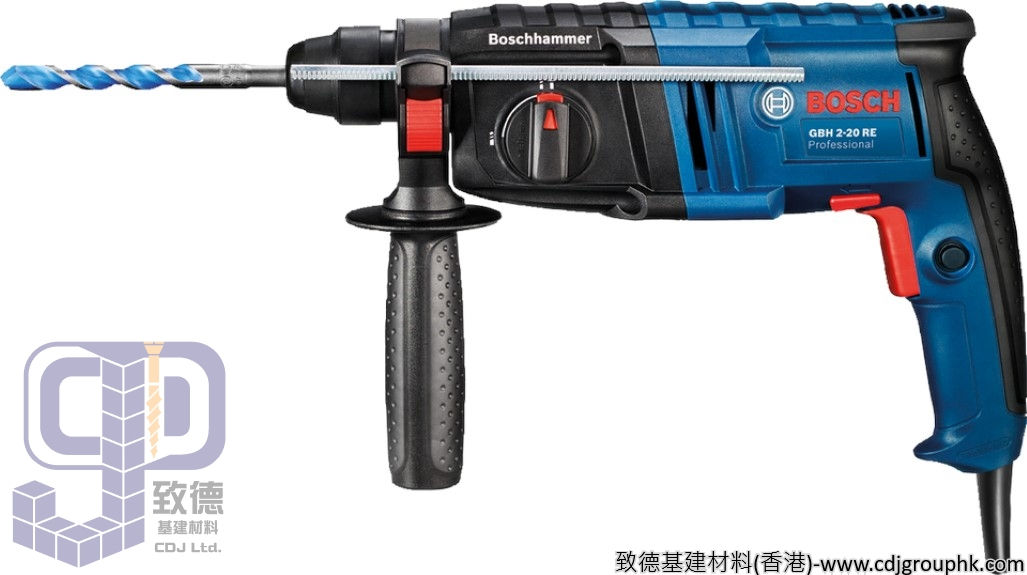 德國BOSCH博世-電動工具-115V鎚鑽(四坑)-GBH 2-20 RE