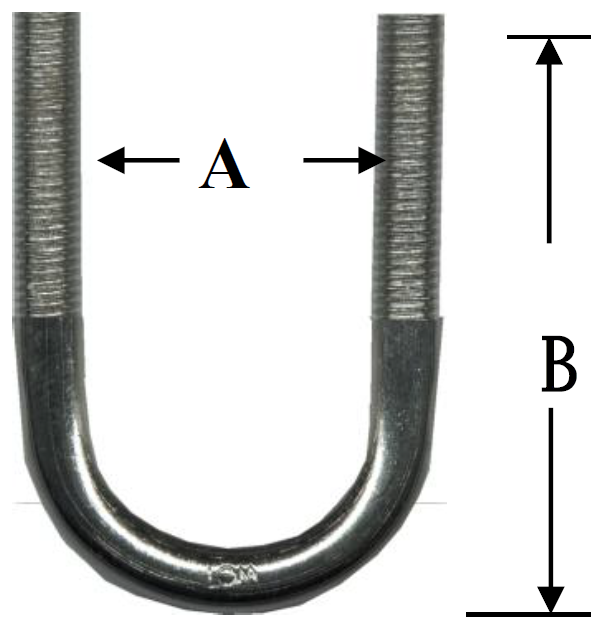 中國-白鋼U形碼/U Bolt(6-12mm)-TKUB0612(WIP)