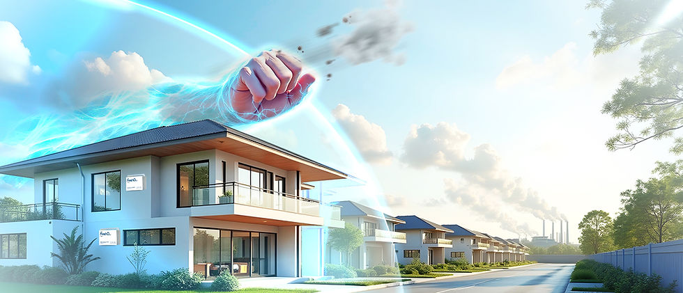 เครื่องเติมอากาศแรงดันบวก สำหรับทำระบบบ้านปลอดฝุ่น G-Life