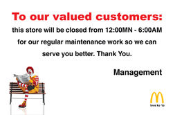 to serve u better 18x12 in