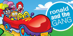 ronald and the gang signage 6X3 in