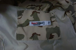 tan vest inside detail