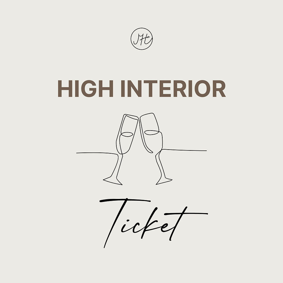 HIGH INTERIOR event | Maud Hesselink