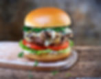 Mushroom Provolone Burger