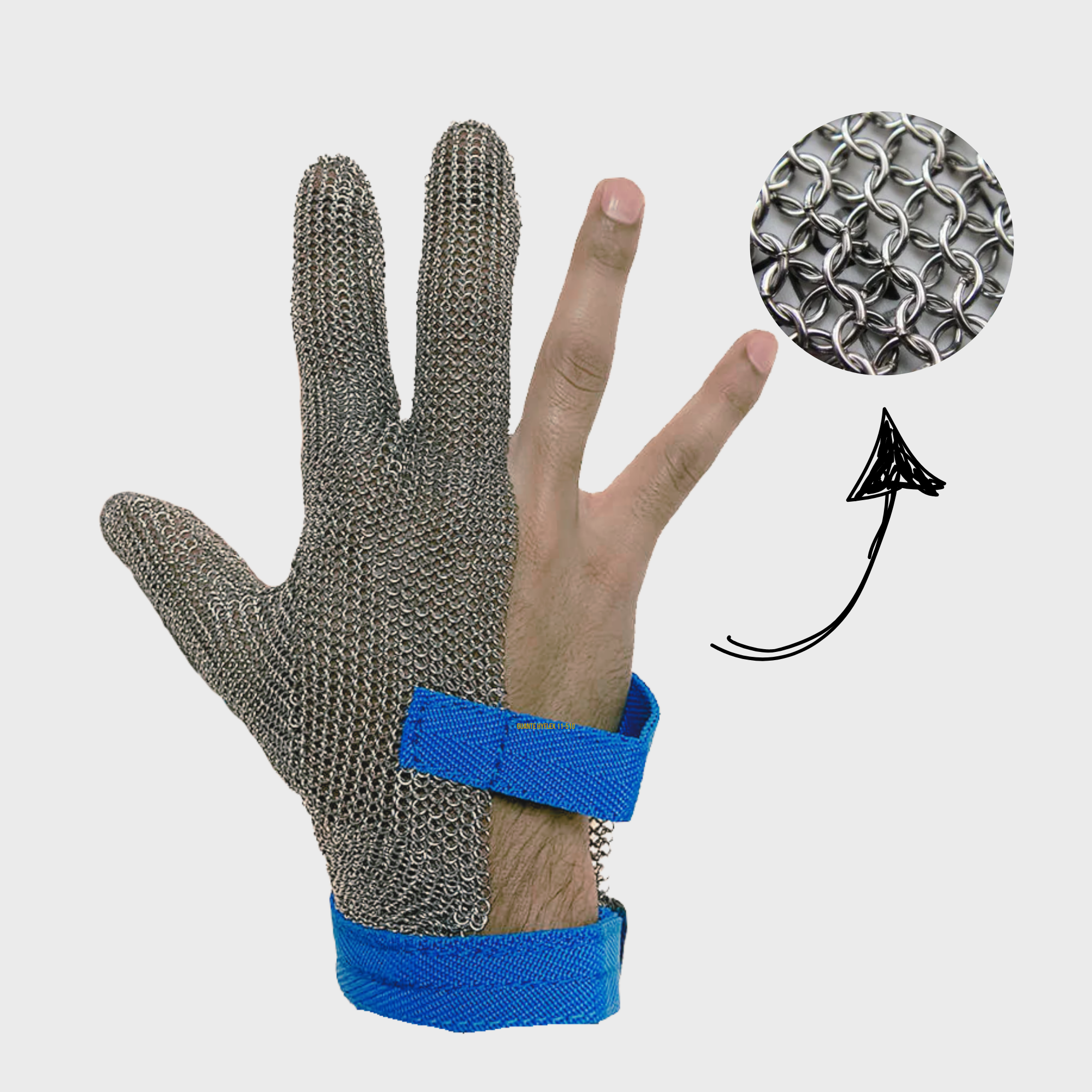 Guante de malla anticorte 50-300