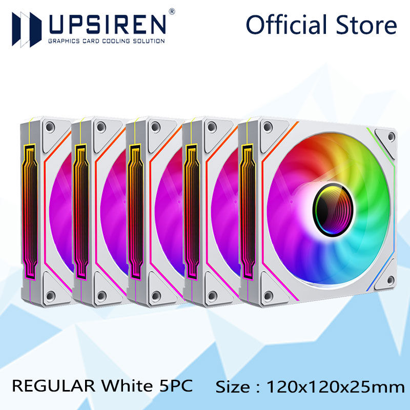 Miniatura: UPSIREN UF-1 PRISM 4 PRO Computer Chassis Fan 12cm ARGB 4 Pin PWM Quiet Cooling 