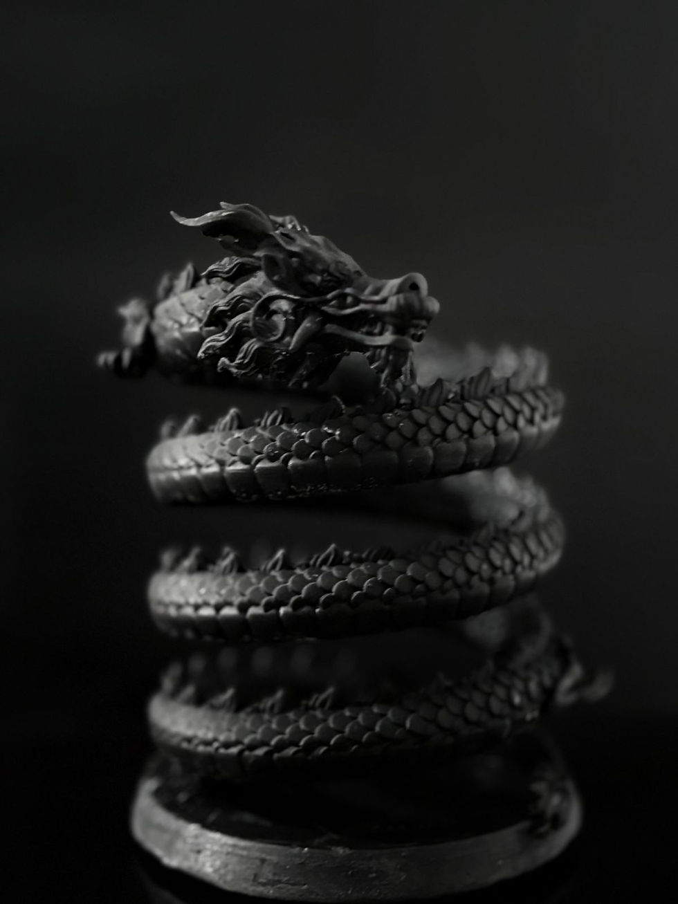 Thumbnail: Pen stand that is in the shape of a dragon.