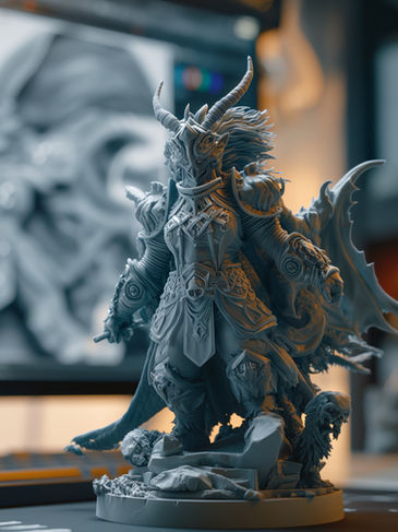 3D print with precise intricate details.
