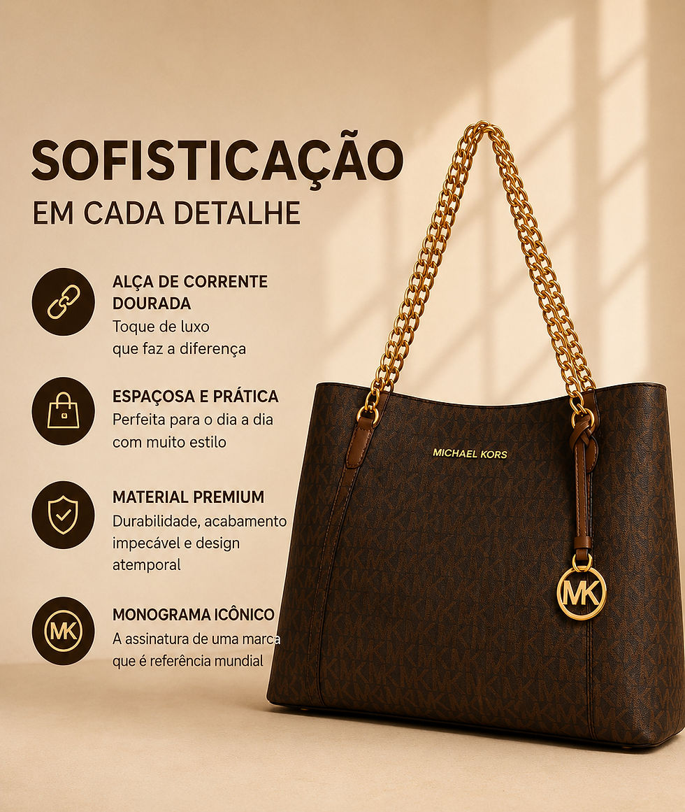 Miniatura: Bolsa Michael Kors Signature Original – Um clássico que fala por você!