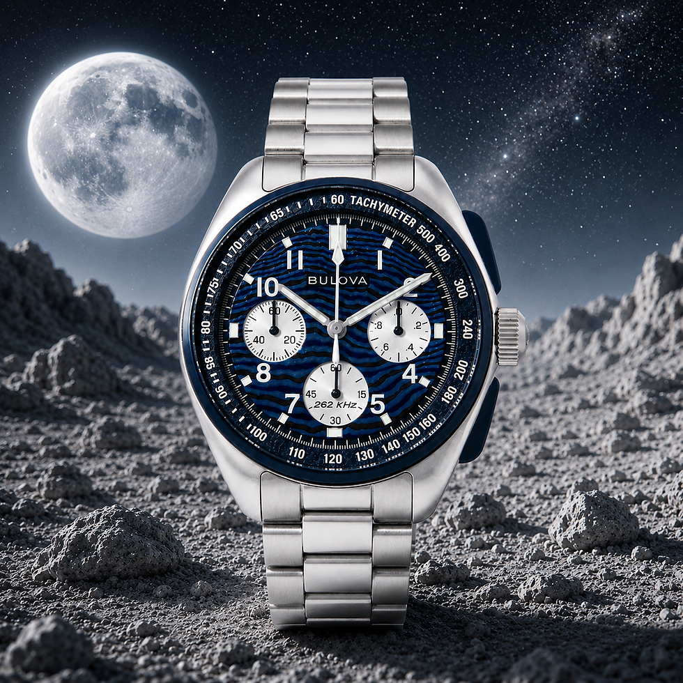 Miniatura: Bulova Limited Edition Lunar Pilot - UMA HISTÓRIA QUE VAI ALÉM DO SEU TEMPO!
