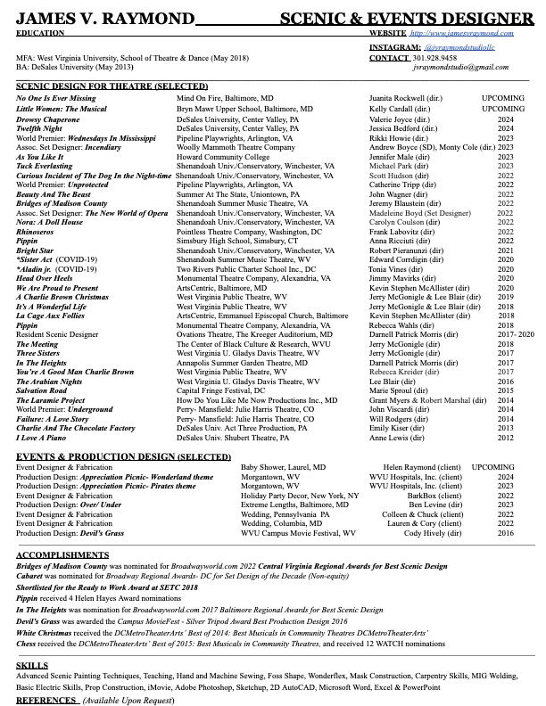Scenic & Events Design Resume- James V. Raymond (2024).jpg