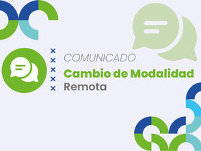 Cambio de Modalidad Remota
