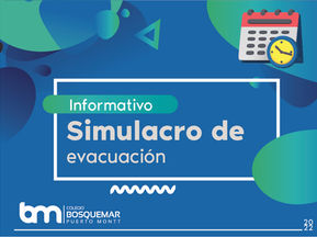 Simulacro de evacuación