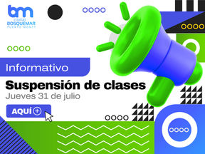 Suspensión de Jornada escolar jueves 31 de julio
