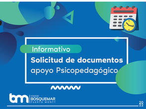 Documentos apoyo Psicopedagógico
