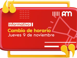 Cambio en el horario de salida