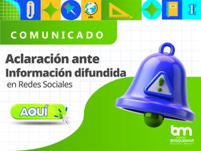 Aclaración ante información difundida en redes