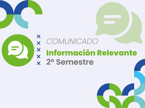 Información Relevante para el 2º Semestre