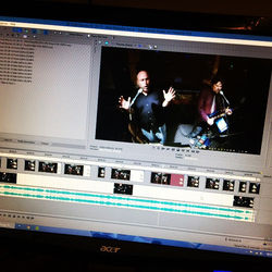 Editing some BJ and Todd footage