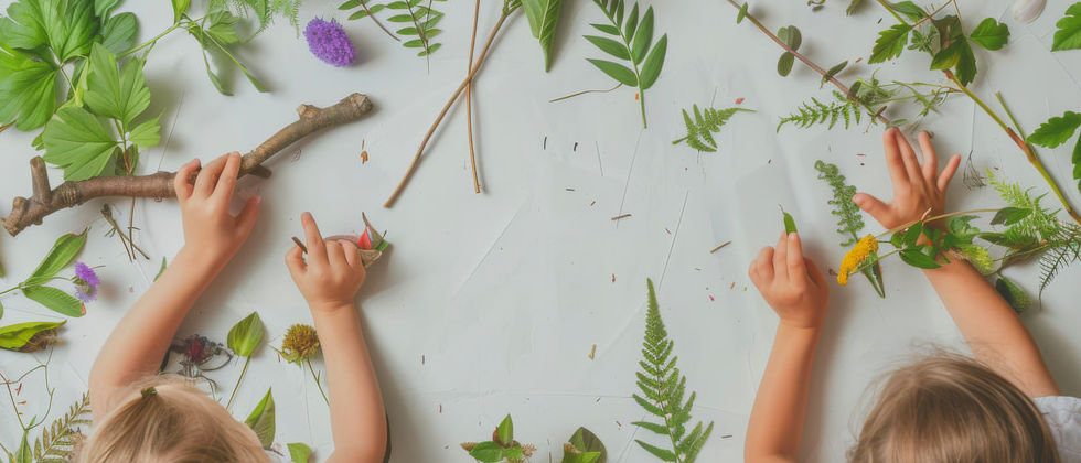 two-children-joyfully-explore-outdoors-playing-with-plants-twigs-creative-imaginative-m_or