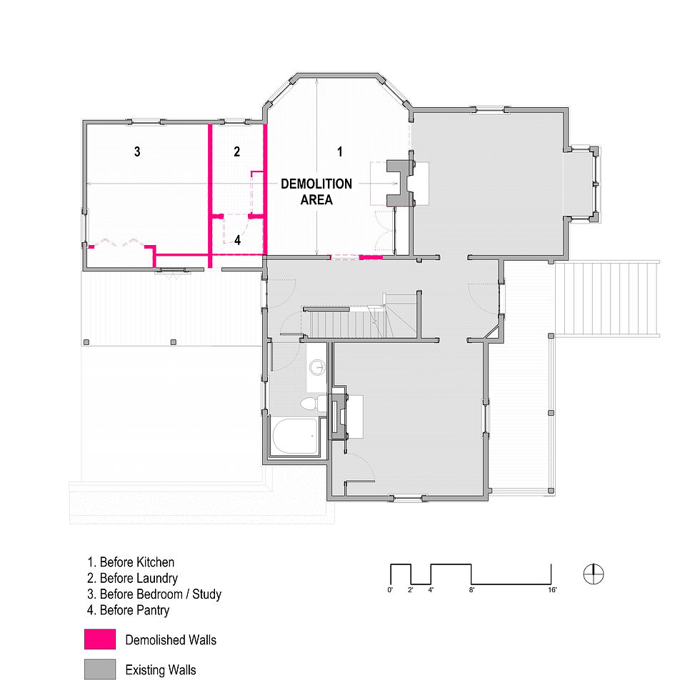 Plan, L1 Demolition