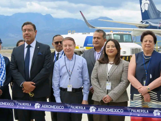 Alcalde Carlos Miranda participa como invitado especial en la reactivación de Aeroméxico con Palmerola International Airport 🇲🇽✈️🇭🇳