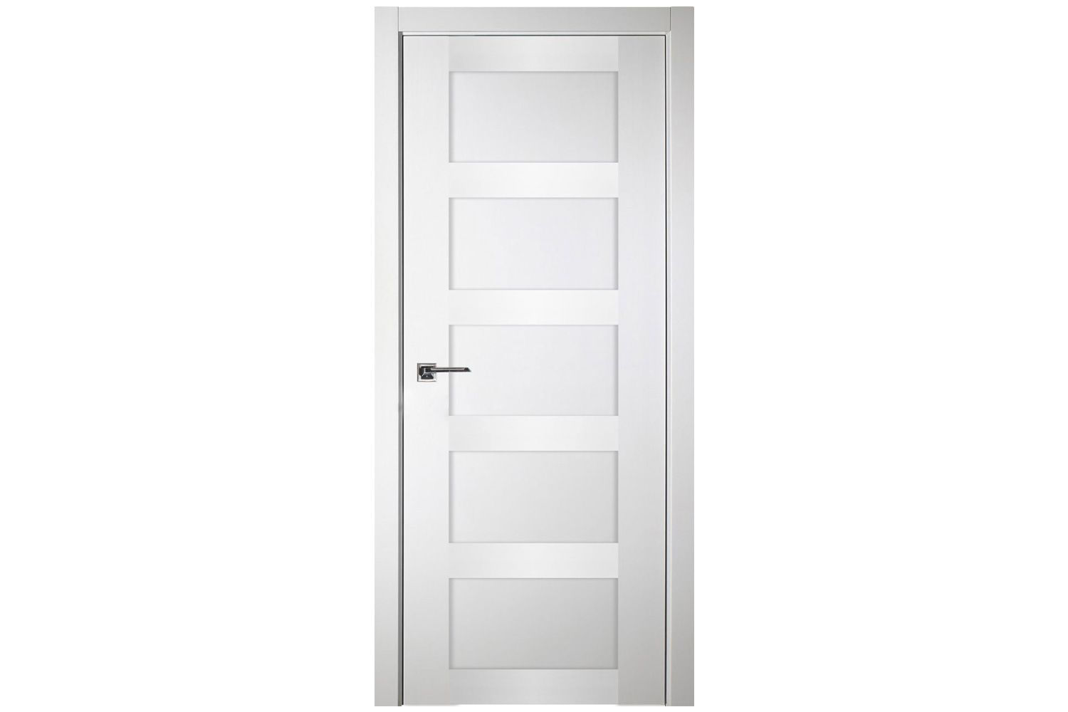 Nova Italia Stile 5 Lite Alaskan White Door in a modern living space