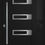 Thumbnail: Stylish Nova Inox S4 Black Exterior Door by Homenetics for secure residential entrances