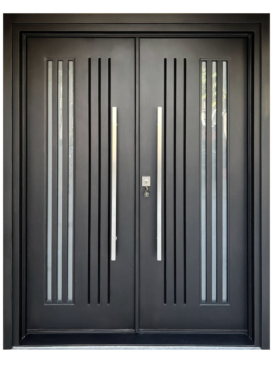 Luxurious Nova Royal Series Wrought Iron Door Style 060 by Homenetics for stylish entryways