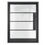 Thumbnail: Premium Nova Style 007 pivot door by Homenetics, featuring 12-gauge steel and custom design