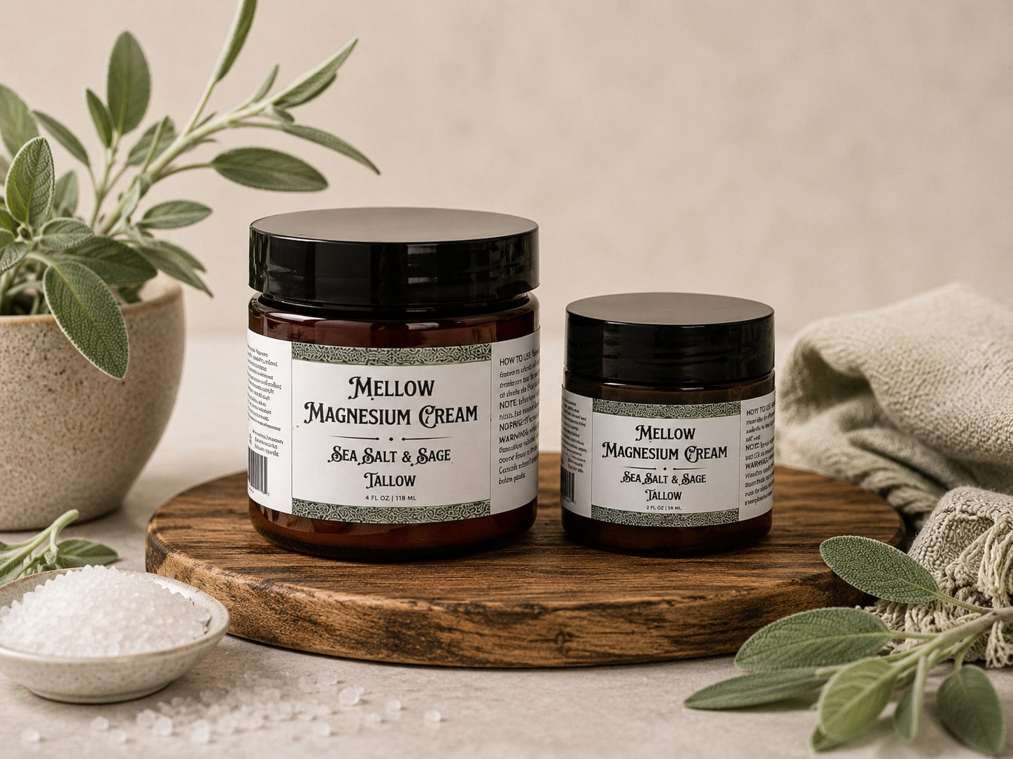 Mellow Magnesium Cream - Tallow