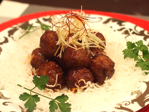 肉団子の甘酢あん