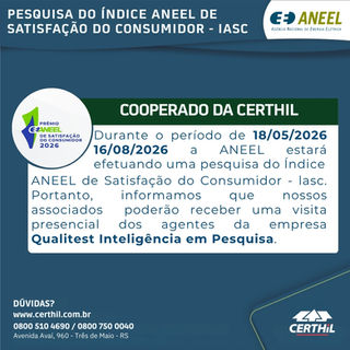 ANEEL divulga munícipios sorteados para a Pesquisa do IASC 2026