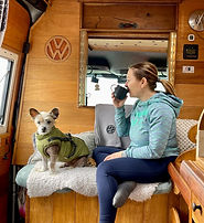 Campervan with Neville