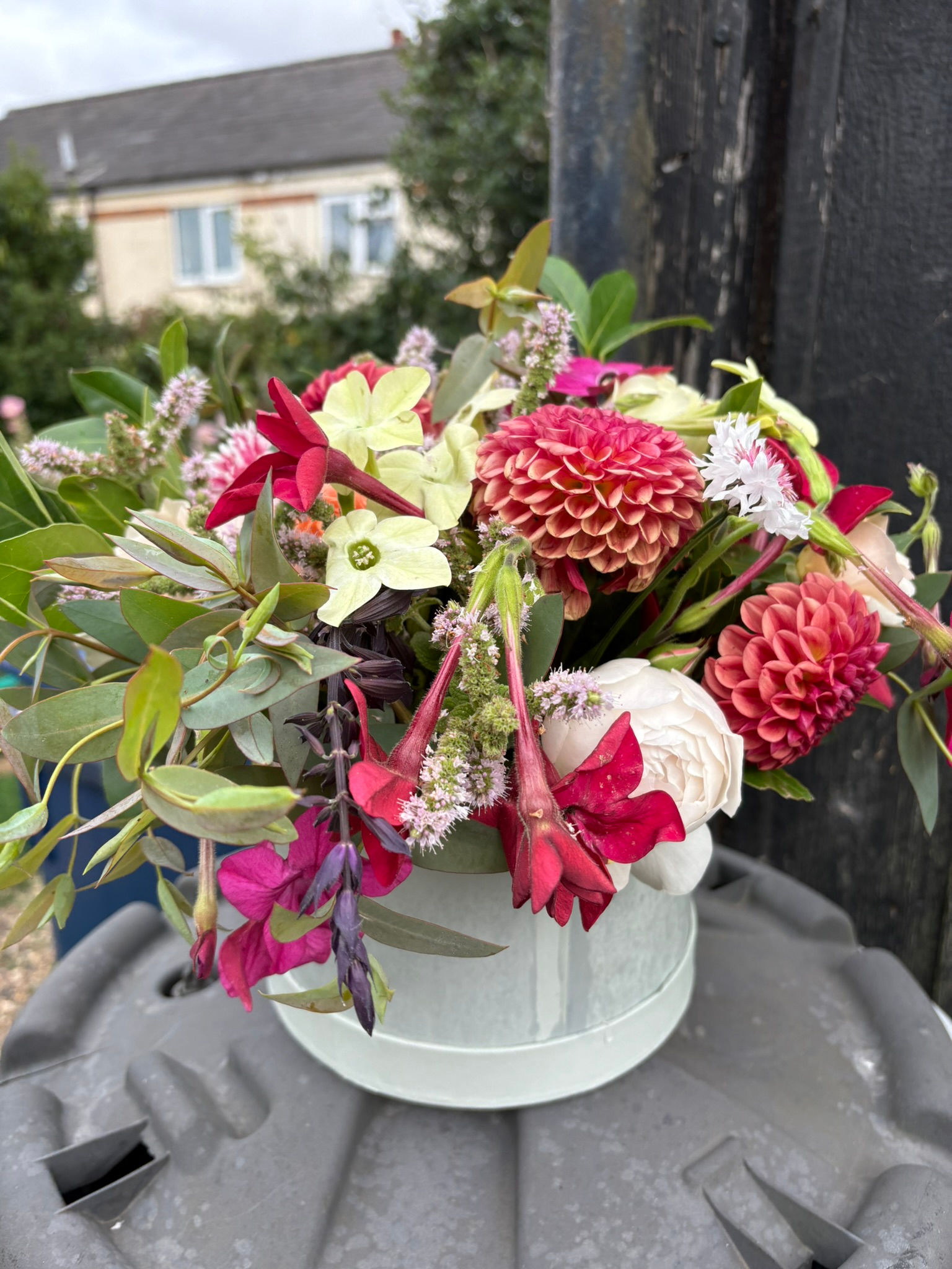 Floral Hat Box