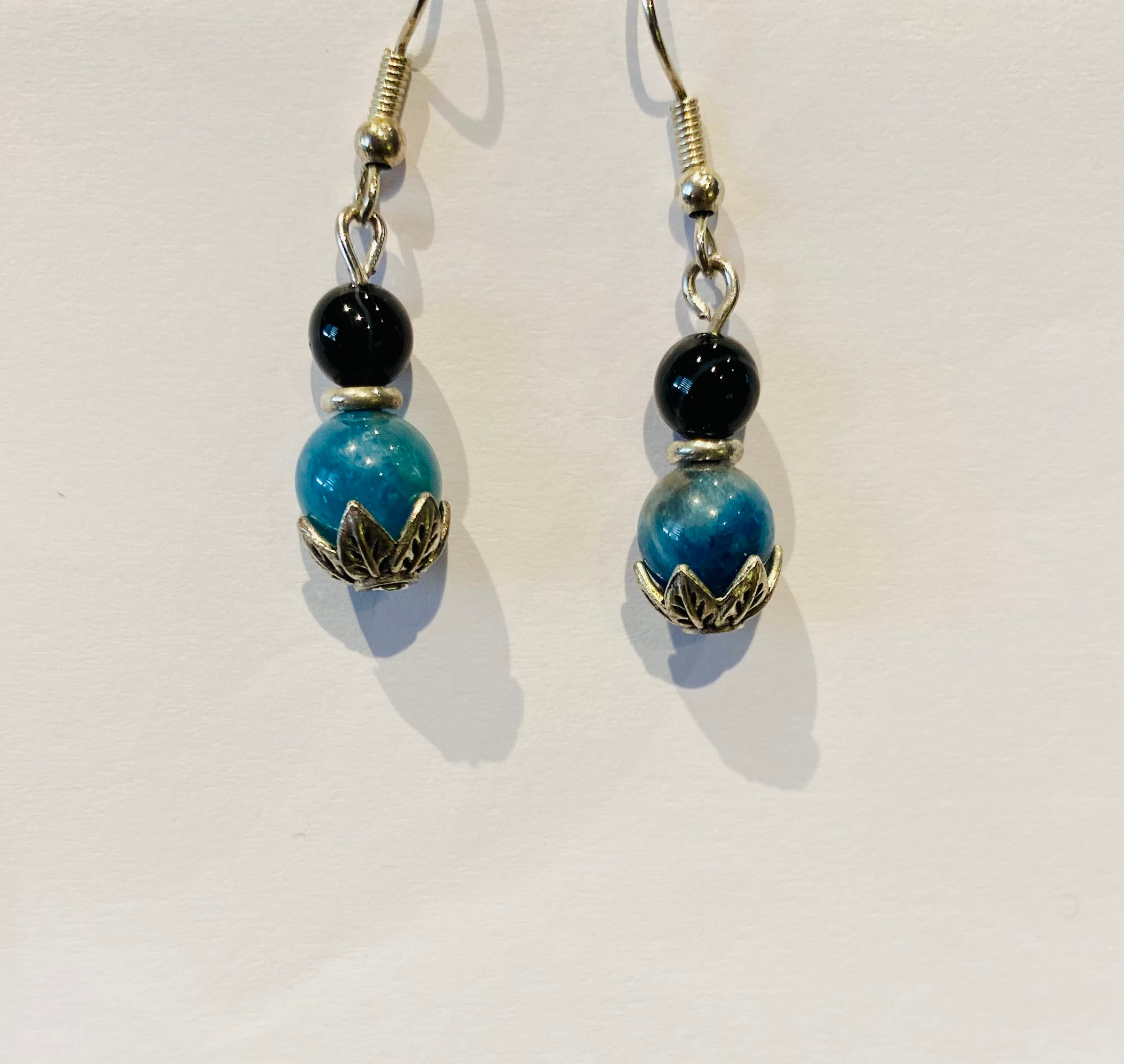 Boucles d'oreilles 2 perles