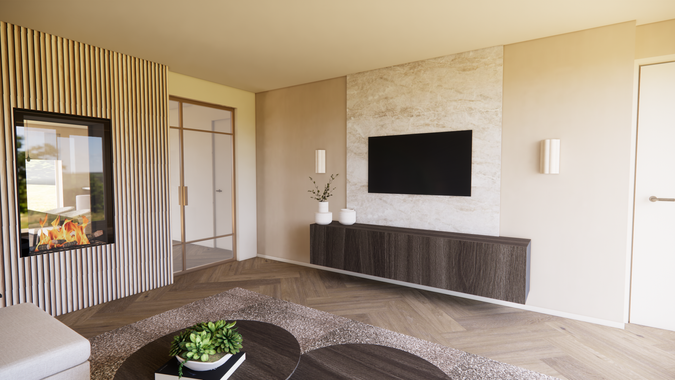 Luxe Villa Meppel Woonkamer